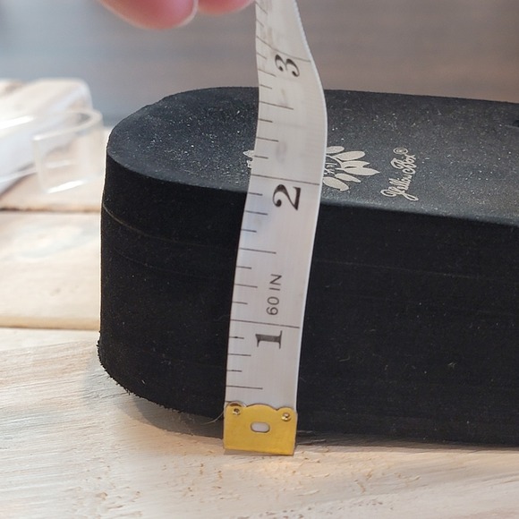 Yellow Box Cherilyn Bronze Beaded Rhinestones Leather 9 Wedge Flip Flops Sandals - Picture 10 of 11